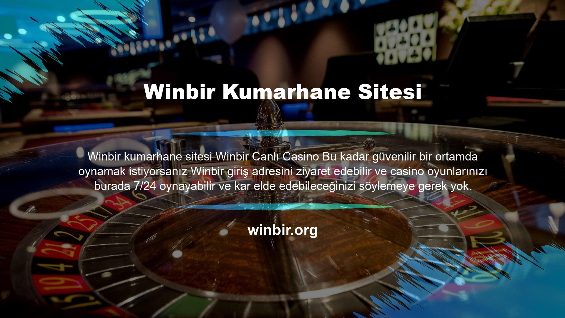 Winbir Casino web sitesine giren kumarhane tutkunları, web sitesinde hızlı ve güvenilir bir ödeme prosedürü beklemektedir
