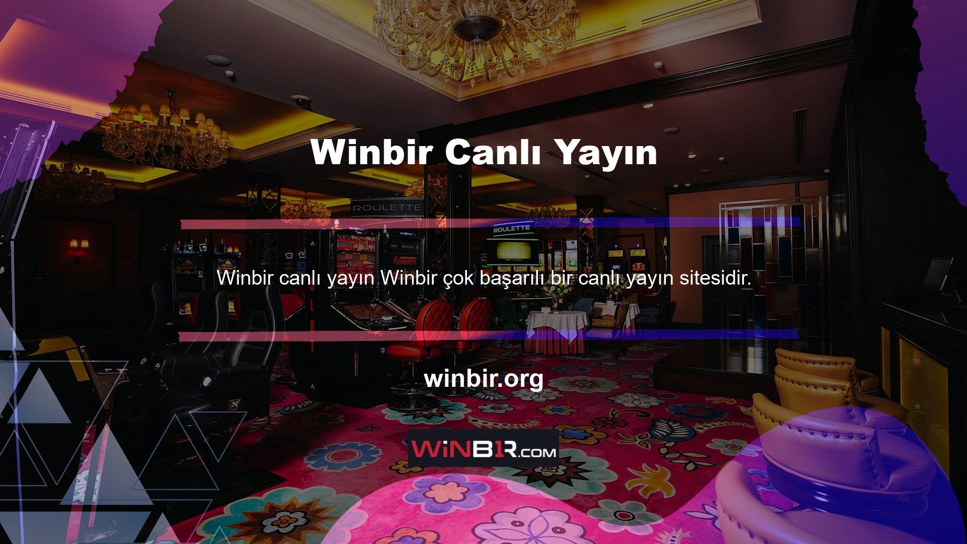 Winbir, canlı yayın işlevini bahis pazarına tanıtan ilk sitelerden biriydi