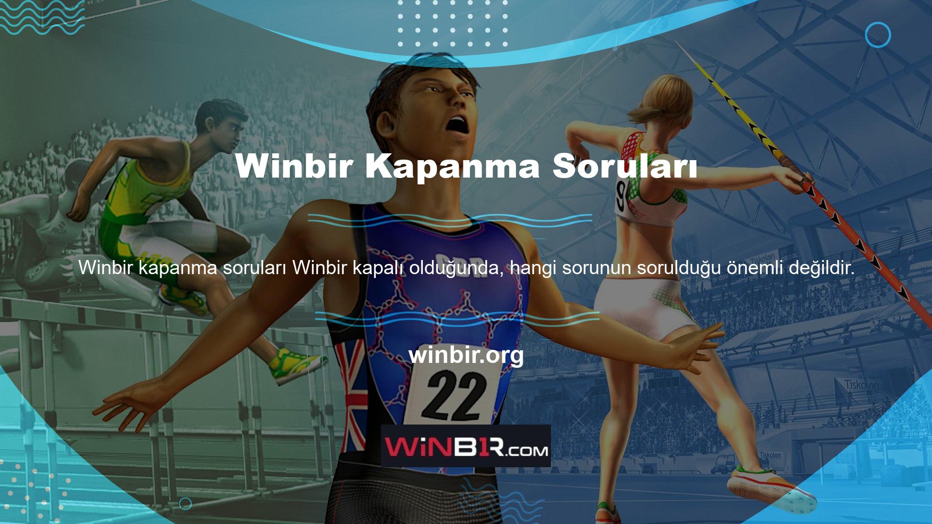 Winbir Gaming, iyi ve güvenilir hizmetler veren ve içeriği hakkında herhangi bir soru veya şikayetle sizi rahatsız etmeyen bir site